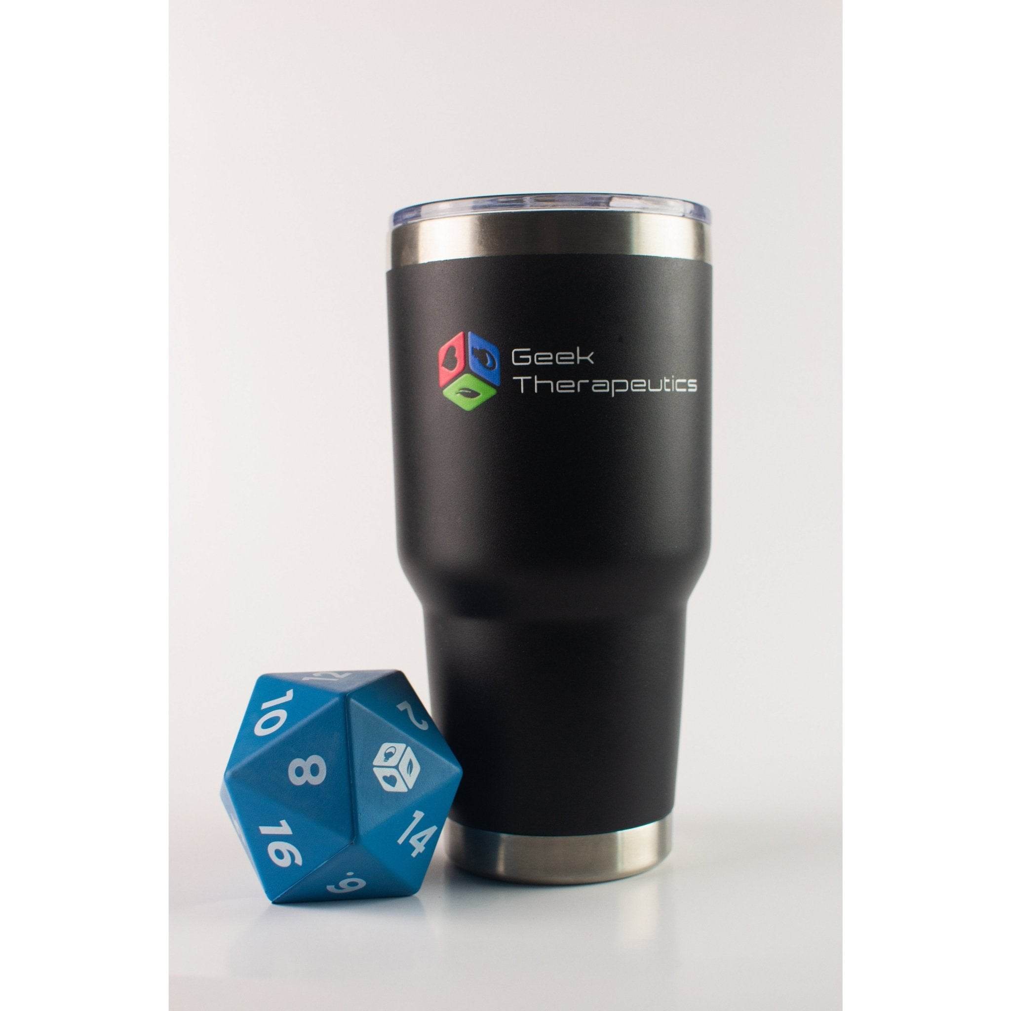 D20 Stress Ball - Blue