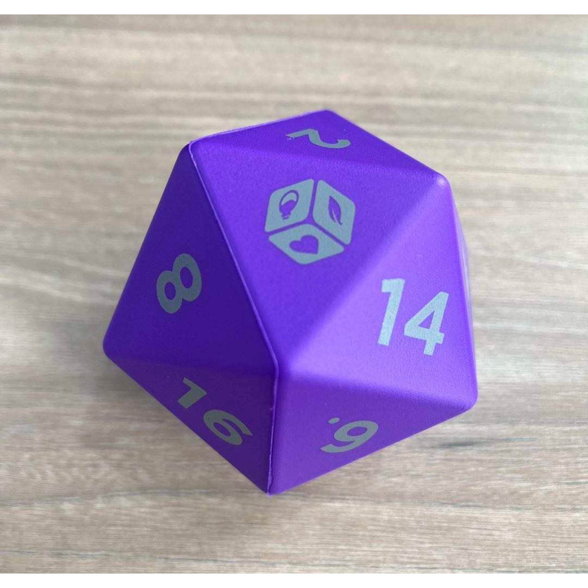 D20 Stress Ball - Purple