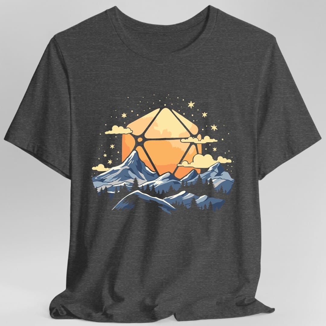 D20 Sun Landscape Blue Orange