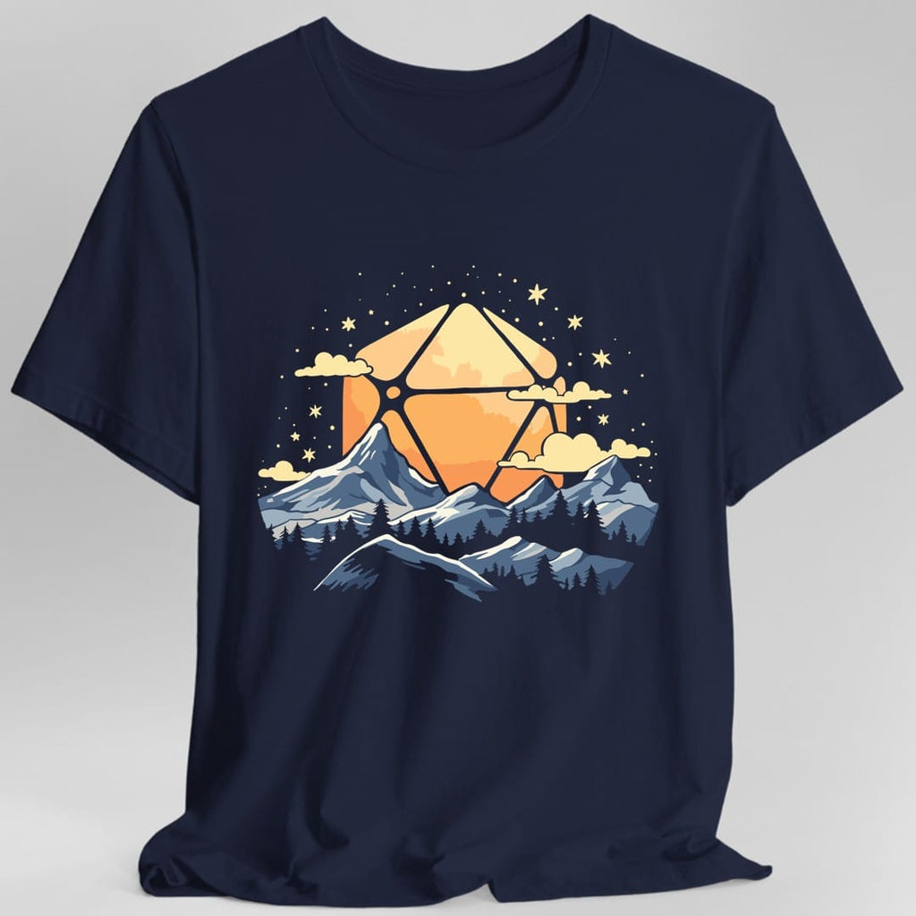 D20 Sun Landscape Blue Orange