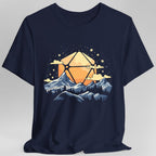 D20 Sun Landscape Blue Orange