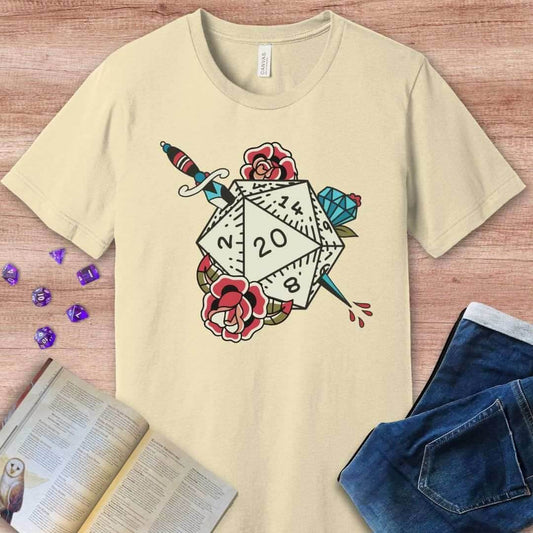 D20 Tattoo T-shirt - Navy / S