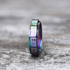 D20 Random Number Stainless Steel Spinner Dice Ring