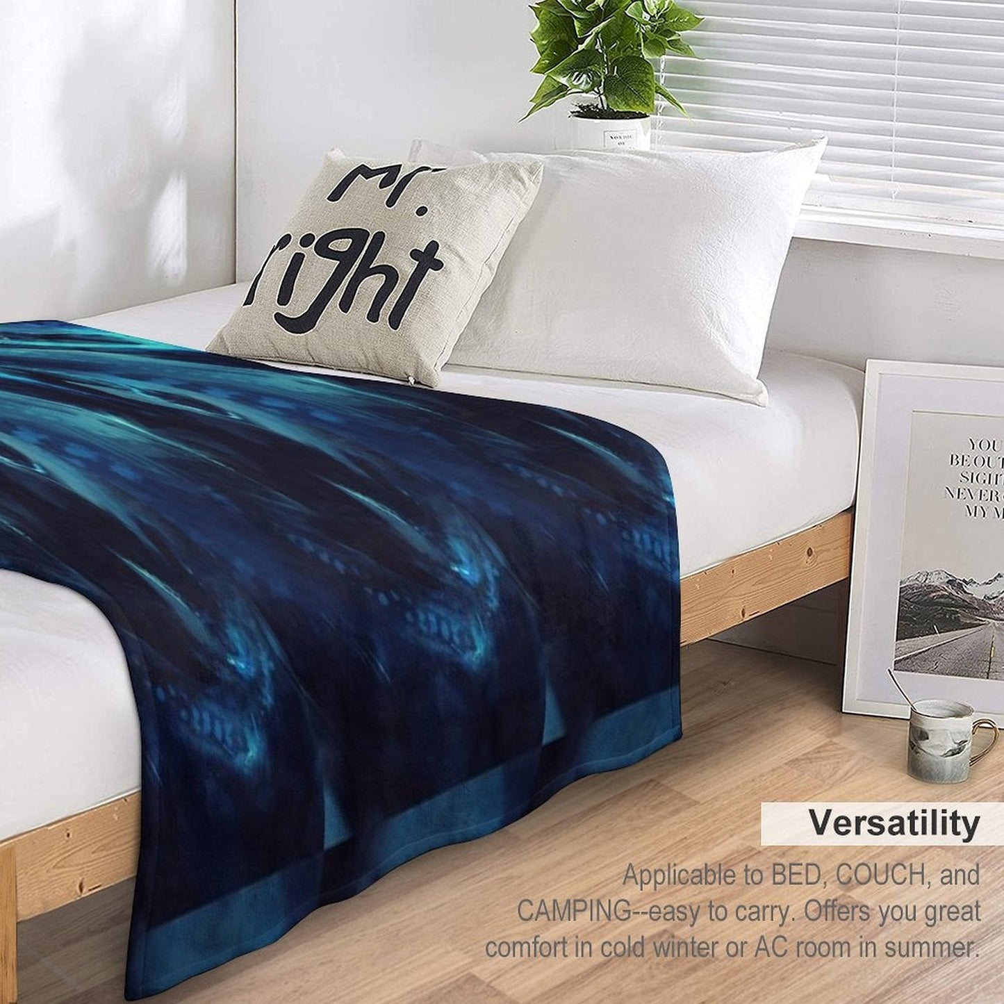 Nightwing Throw Blanket
