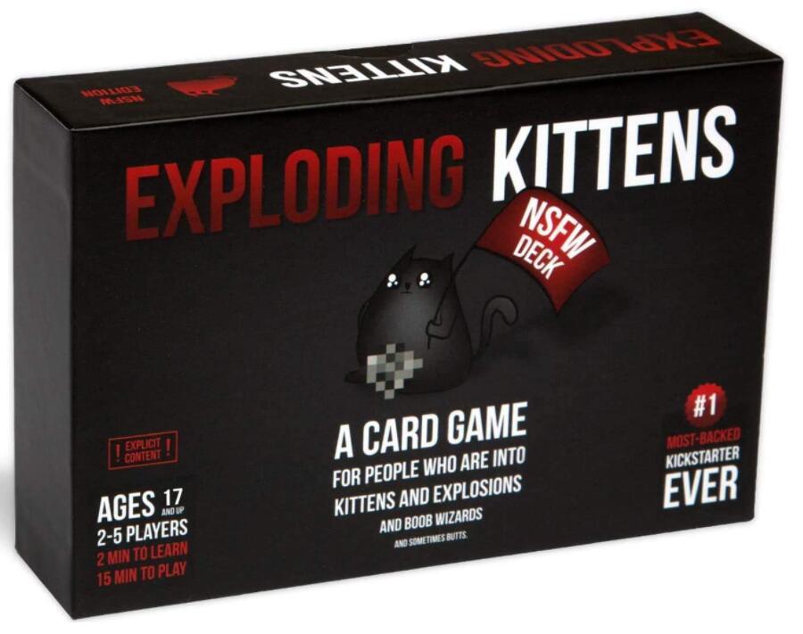 Full English Casual Party Game Card Explosion Kitten