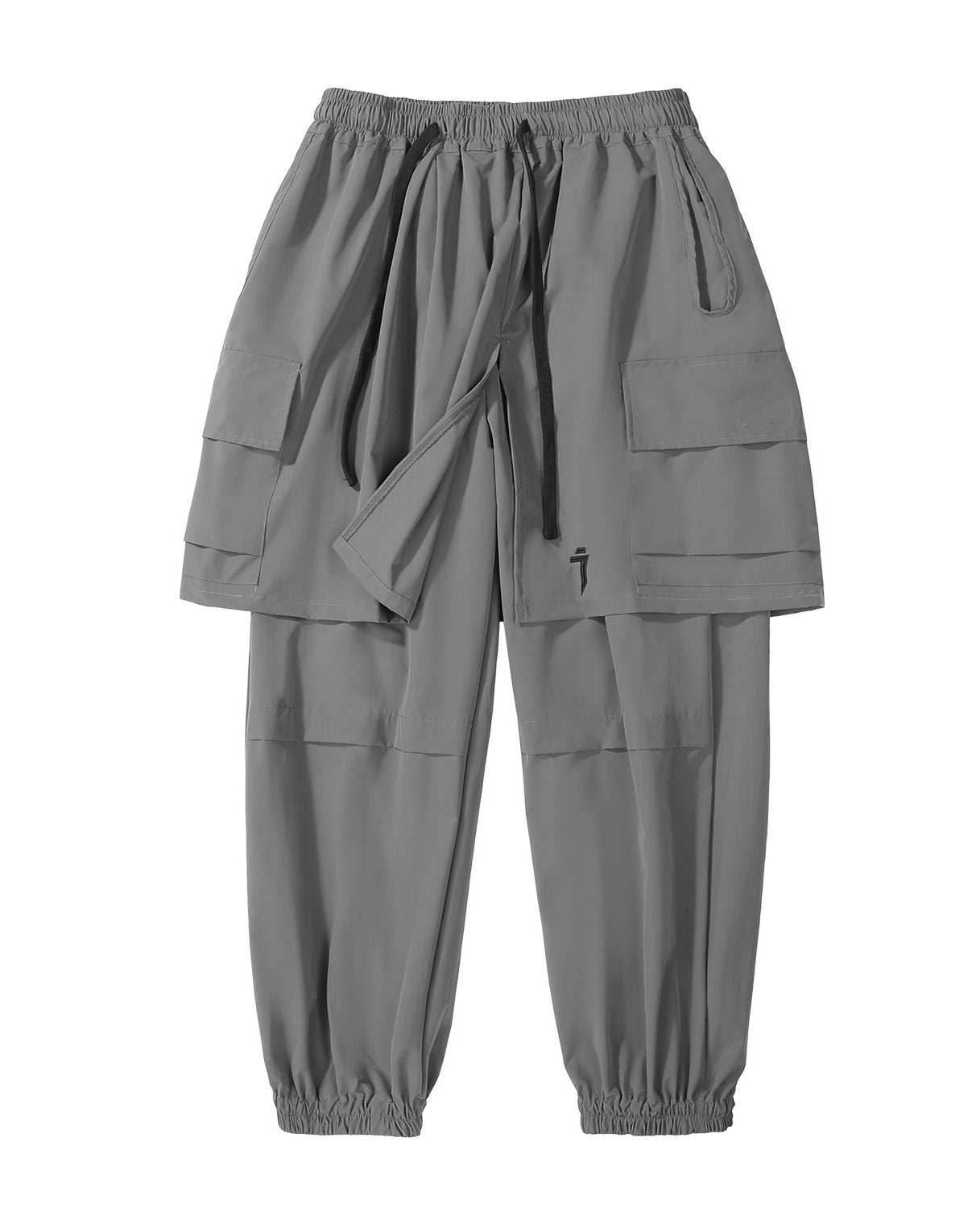 HiP80 Grey Samurai Pants - M