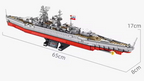 WWII Deutschland Class Battleship - Mil-Blox