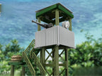Guard Tower With .50 Cal - Green - Mil-Blox