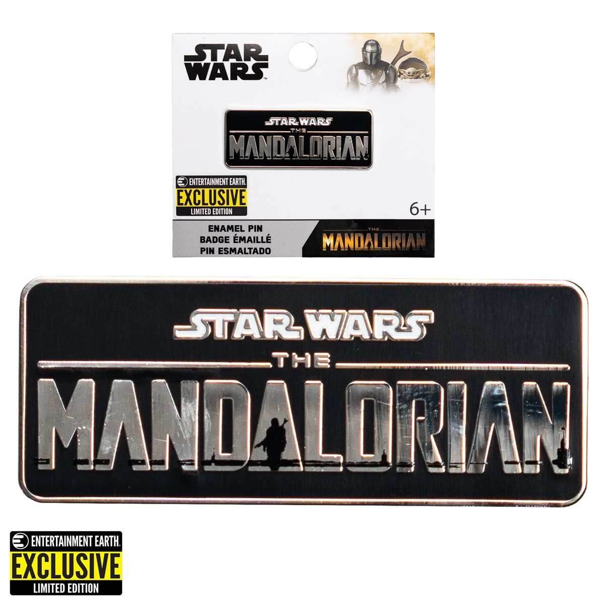 Star Wars: The Mandalorian Series Logo Enamel Pin - Entertainment Earth Exclusive - 