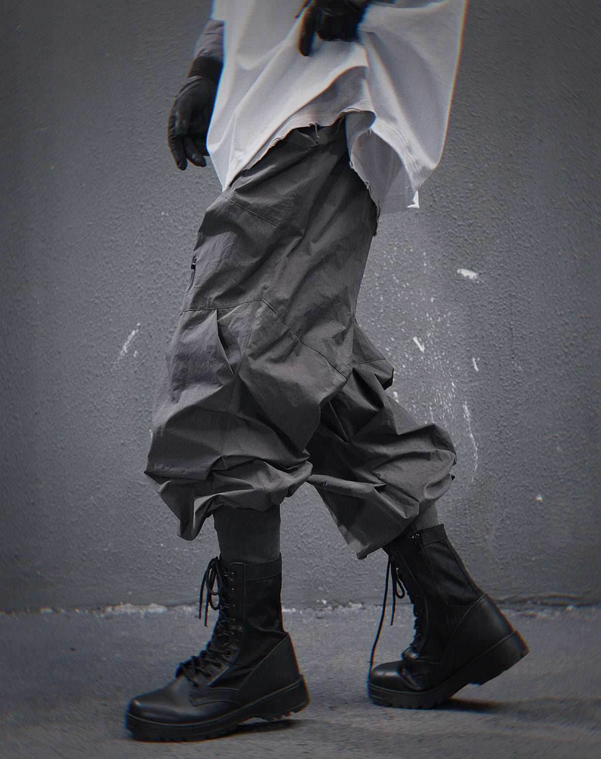 HiP81 Grey I-Tech Lightweight Pants - M