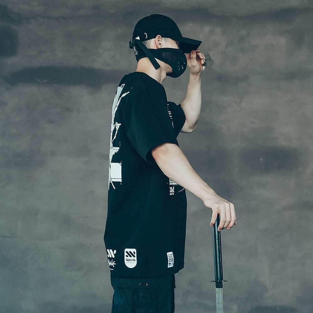 Sim9003 Double X Cyberpunk Tee - S