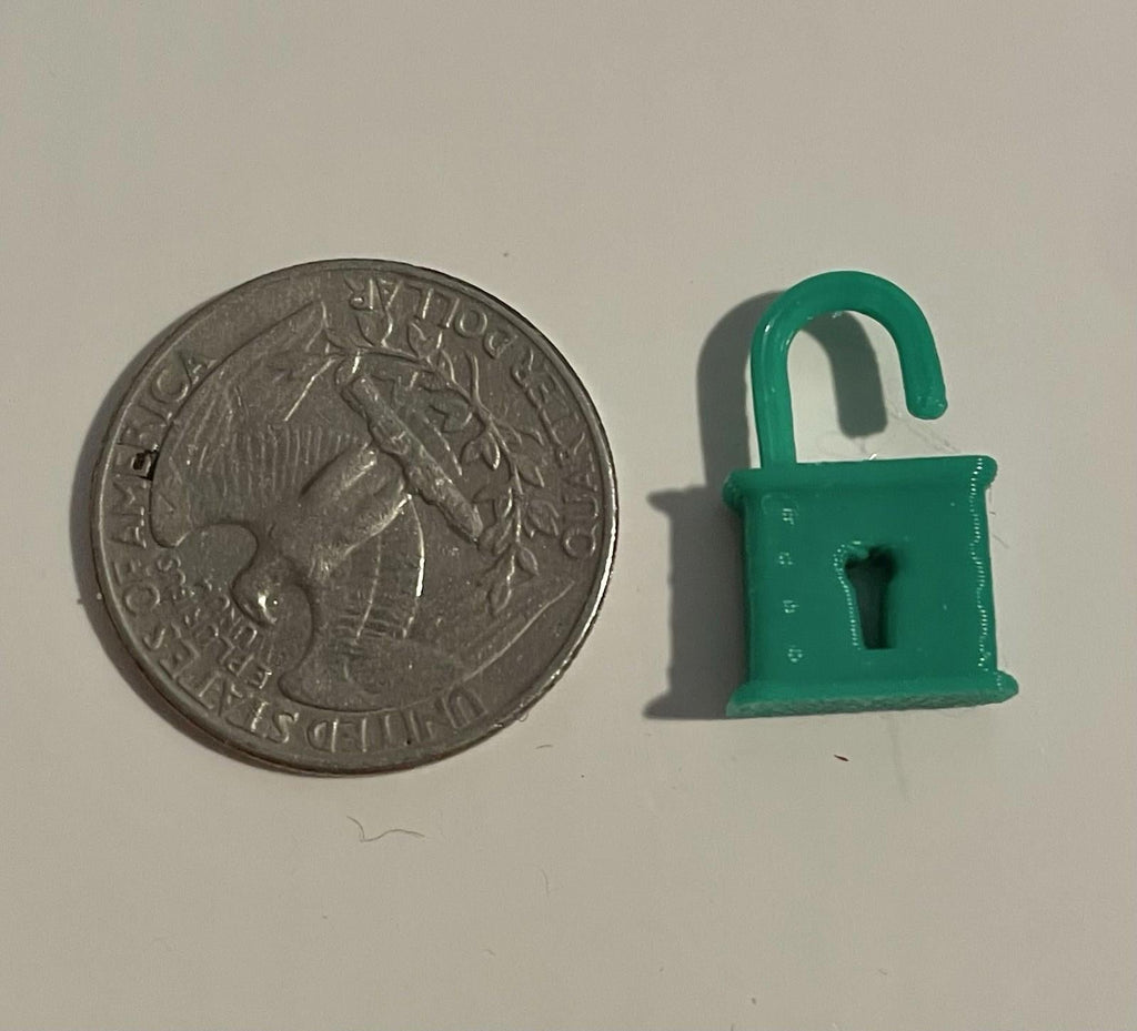 Vintage Masters of the Universe Dragon Blaster Green REPRO Padlock Lock MOTU
