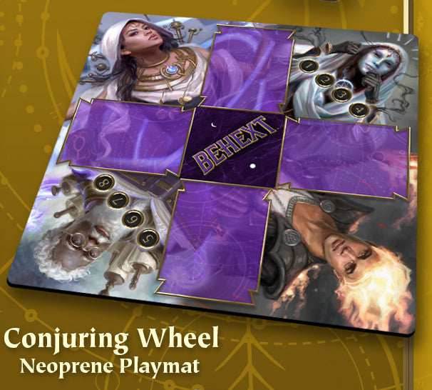 Behext: Kickstarter Exclusive Conjuring Wheel Neoprene Playmat - 