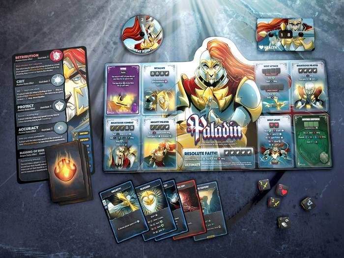 Dice Throne Season 1 - Box 2 - Monk vs Paladin - 
