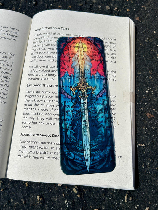 Master Sword Bookmark – Legendary Fantasy Blade, Heroic Adventure-Inspired Gift, Unique Gamer Gift