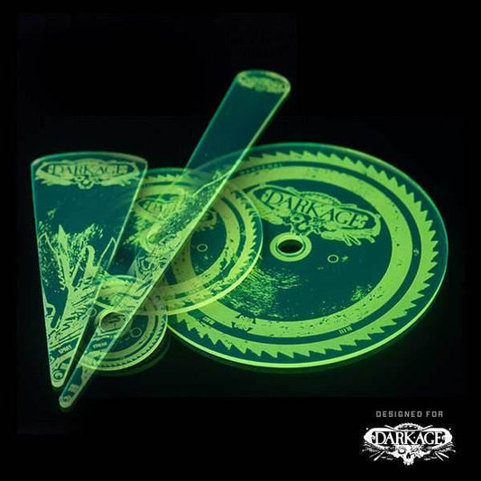 Dark Age Premium Template Set - Fluorescent Green