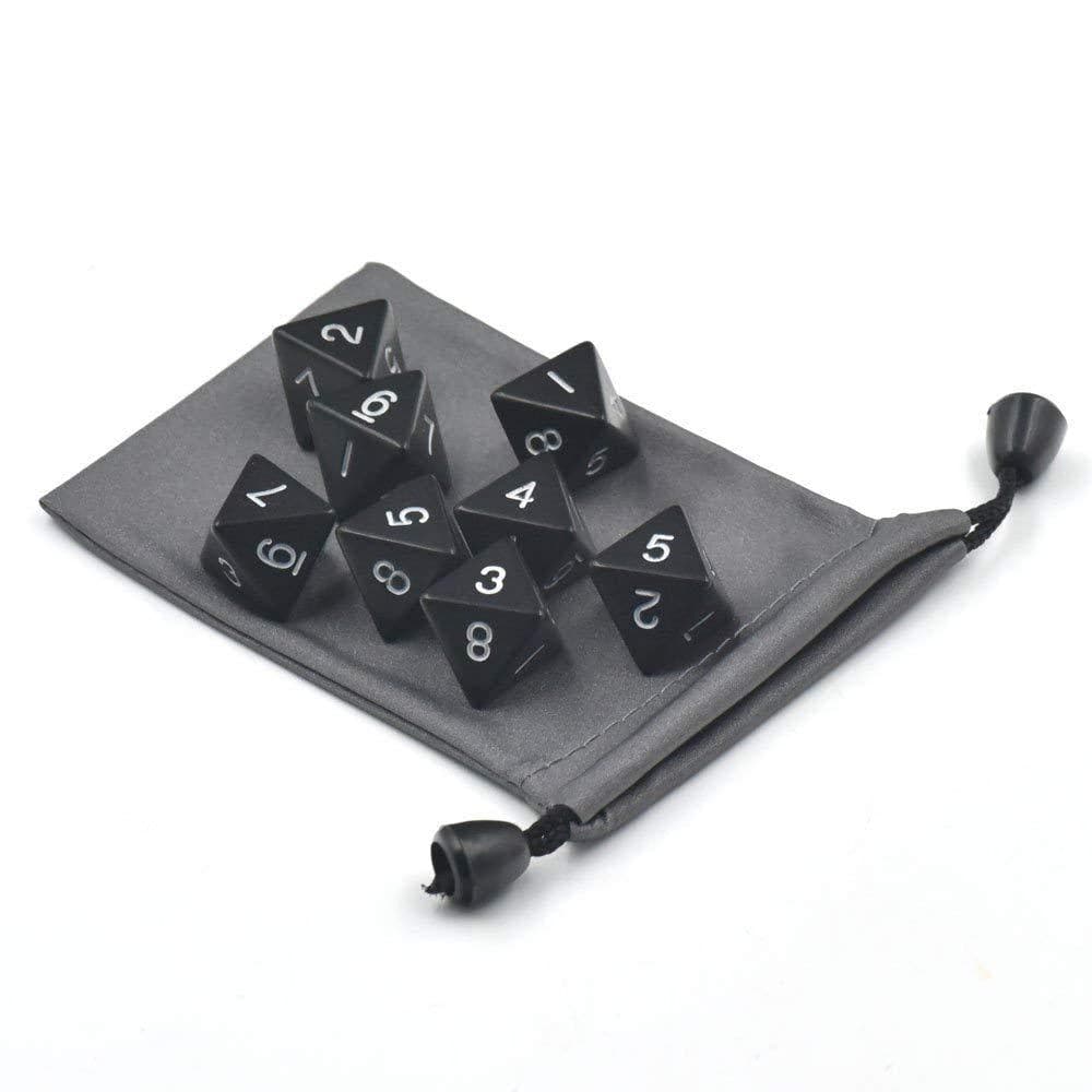 Digital Eight-sided Multi-sided Dice With Waterproof Bag-DungeonDice1