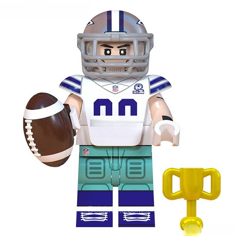 Dallas Cowboys NFL Football Teams Lego Minifigures Custom Toys
