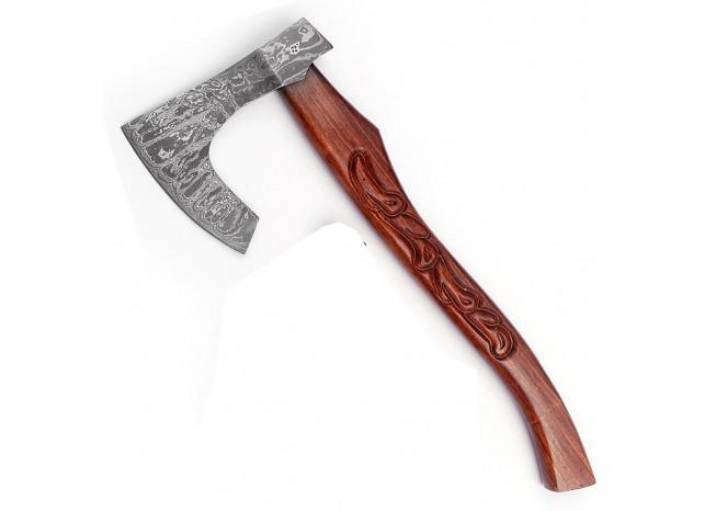 Damascus Handmade Hunt For Life™ Supreme Quality Bearded Axe