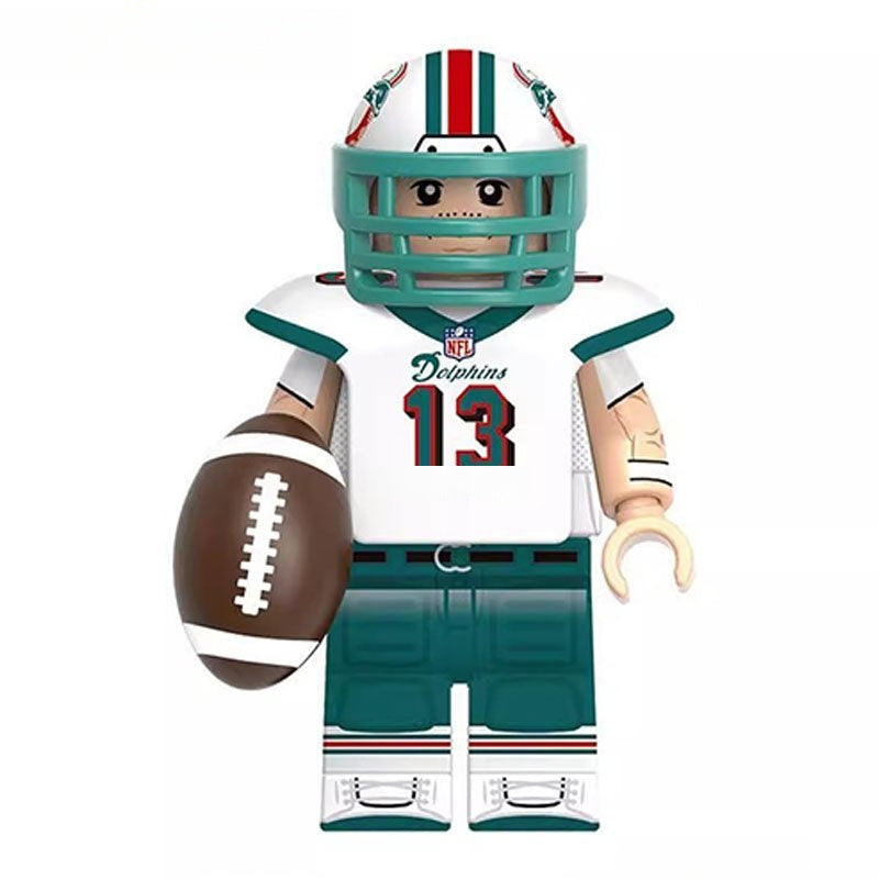 Dan Marino NFL Football Legends Lego Minifigures Custom sports Toys