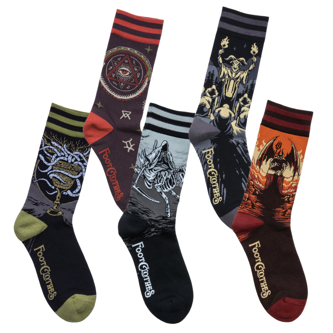 Dante's Inferno Crew Sock Pack | 5 Designs