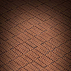Dark Hardwood Tile Part Pack (20 Tiles) made with LEGO parts - B3 Customs - 