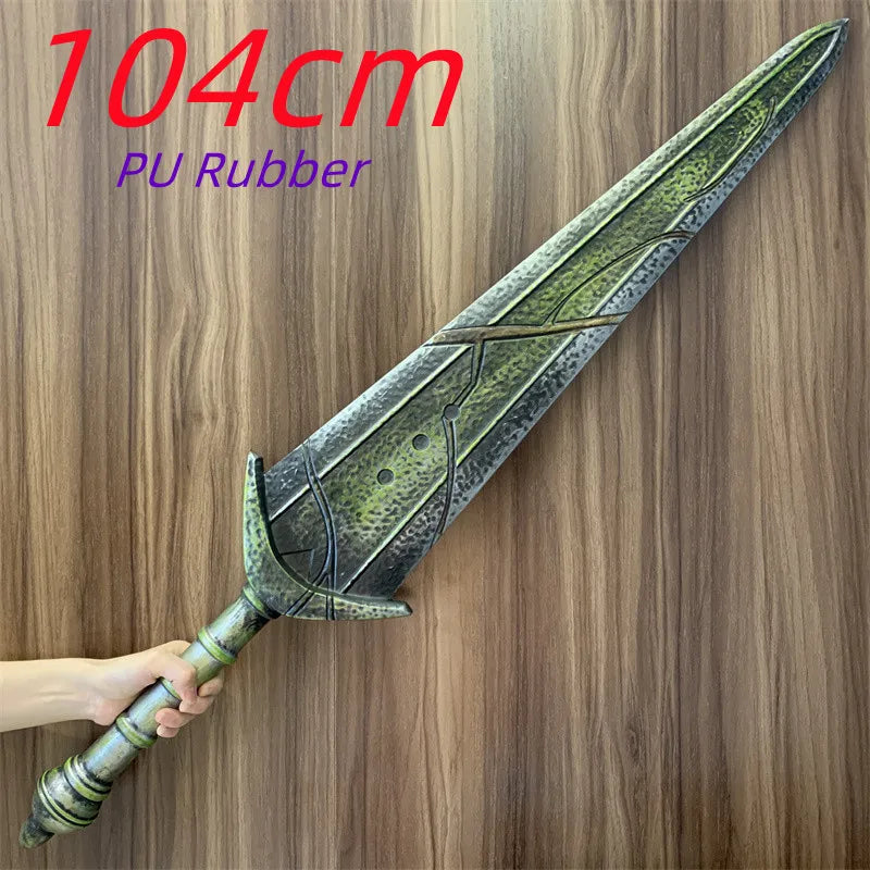 Dark Souls Sword 1:1 Stone Knight Sword Cosplay Weapon Sword Role Playing The Abysswalker Artorias Halloween Model Safety PU