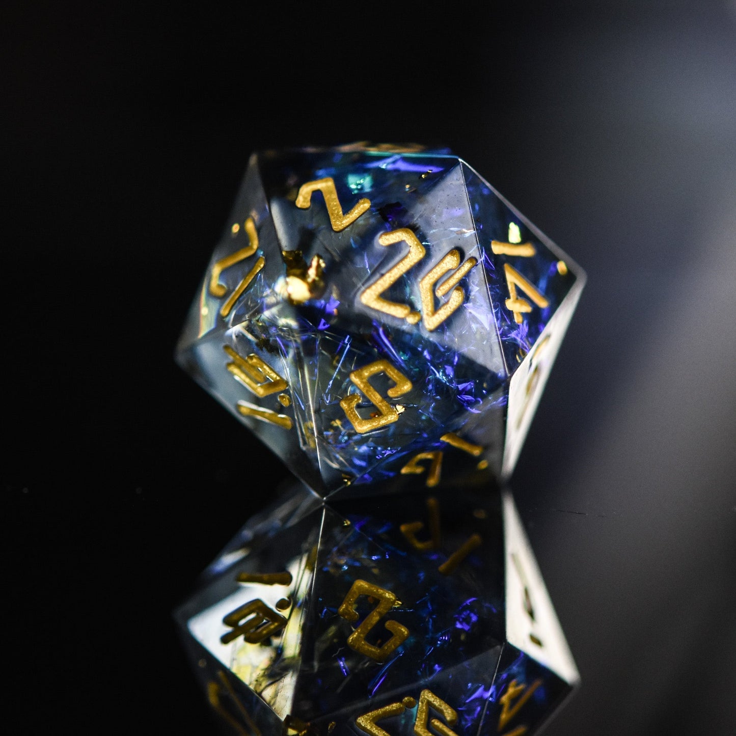 Dark Star Sharp-Edged Resin Dice Set