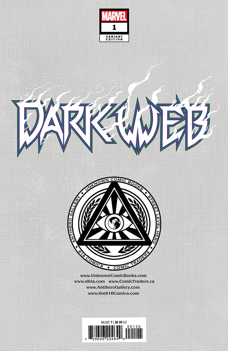 Dark Web #1 [Dwb] Unknown Comics Skan Exclusive Var (12/07/2022)