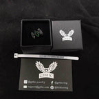 Dark Angel Wing Brass Gothic Ring - Brass / 6
