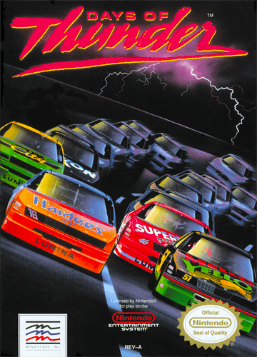 Days Of Thunder (Nintendo NES) - Game Only