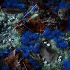 Gamers Grass Tufts: Alien Tufts- Blue 6mm- Wild - 