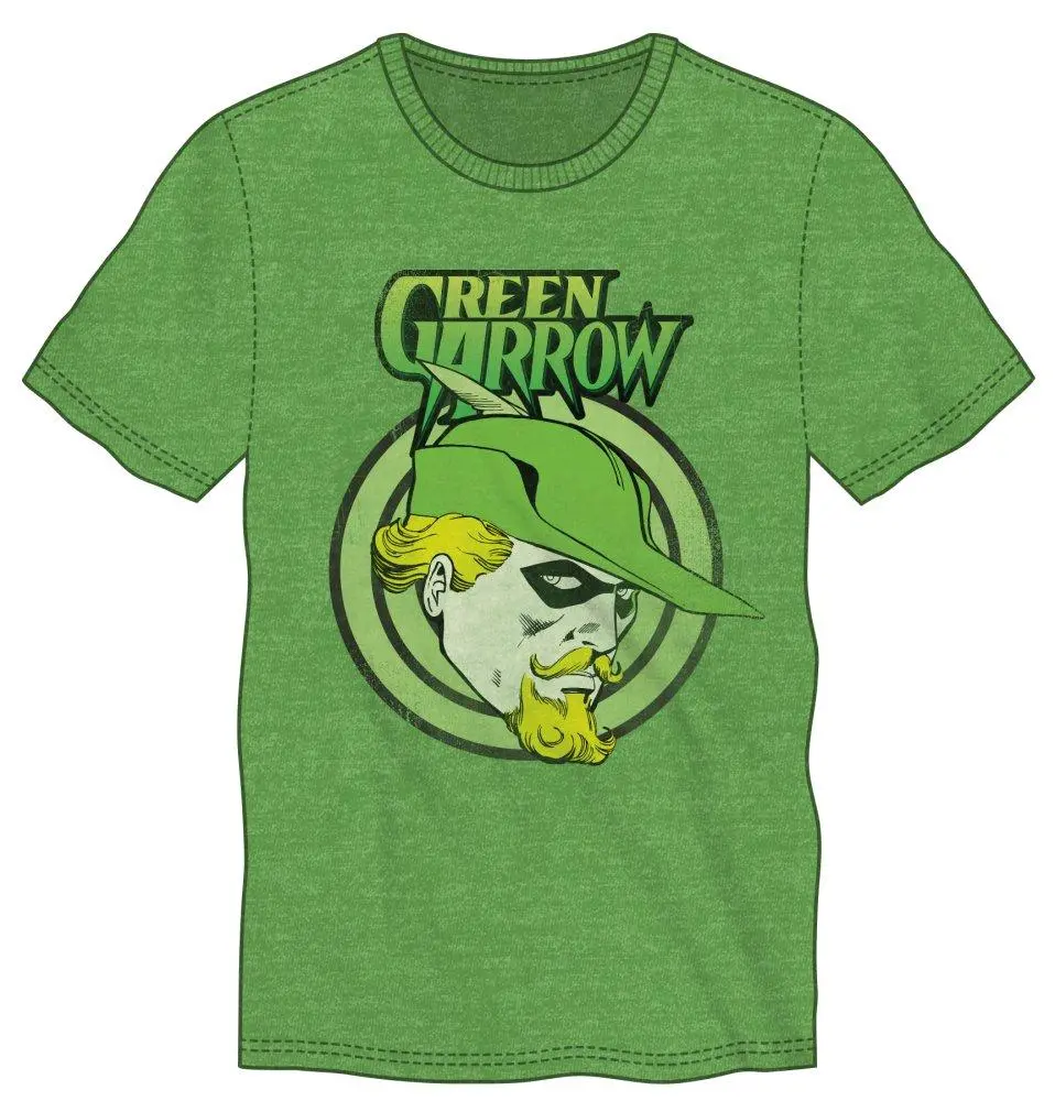 DC Comics Green Arrow Men's Green T-Shirt Tee Shirt