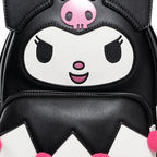 Sanrio Kuromi Devilish Winged Mini Backpack   Entertainment Earth Exclusive