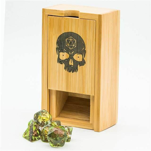 Bamboo Dice Tower Skull Dice Logo - 