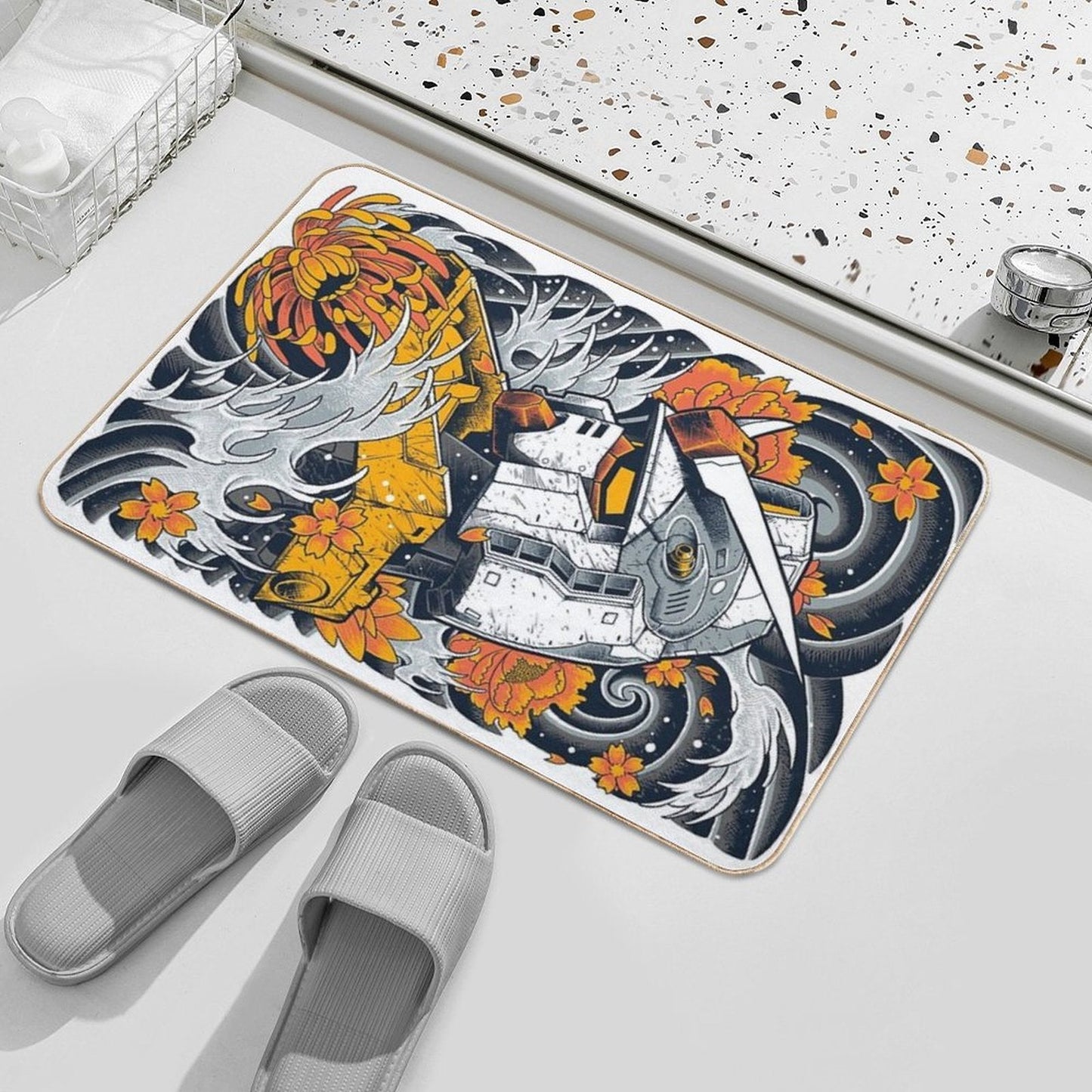 Gundam  Stain-Proof Bath Mat