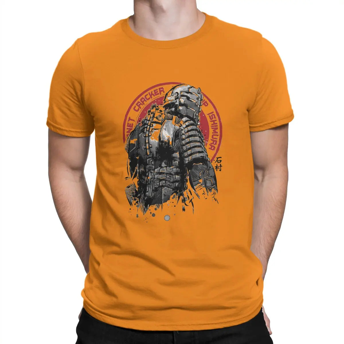 Dead Space Horror Game Man TShirt Isaac Clarke sumi e_proc Fashion T Shirt Original Sweatshirts Hipster