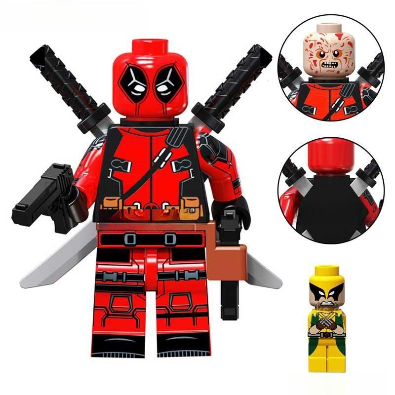 Deadpool from Deadpool & Wolverine Lego Minifigures Custom Toys 5