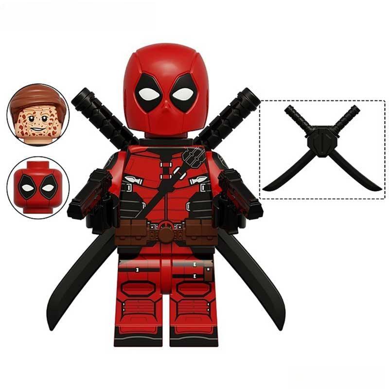 Deadpool from Deadpool & Wolverine Movie Marvel MCU Lego Minifigures Custom Toys 3