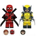 Deadpool  & Wolverine SET OF 2 Marvel MCU Lego Minifigures Custom Toys 2