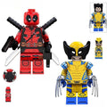 Deadpool  & Wolverine SET OF 2 Marvel MCU Lego Minifigures Custom Toys 1