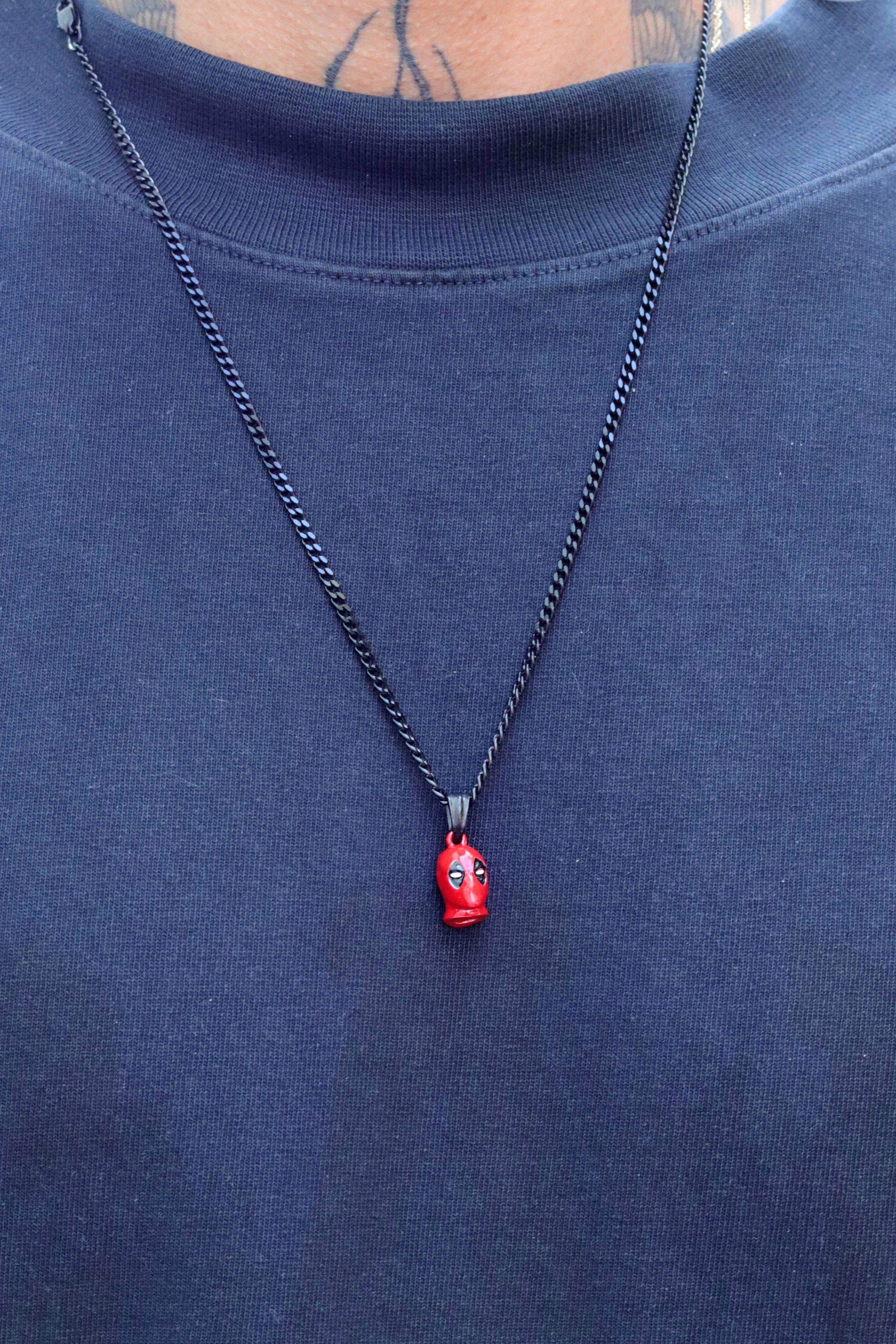 Marvel™ Deadpool Necklace - Black