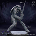 Death Bound Thrall: Sculpt 3 (Skeleton Warrior, Regular or On Fire) - Regular Skeleton