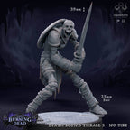 Death Bound Thrall: Sculpt 3 (Skeleton Warrior, Regular or On Fire) - Regular Skeleton