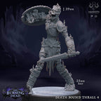 Death Bound Thrall: Sculpt 4 (Skeleton Warrior, Regular or On Fire) - Flaming Skeleton