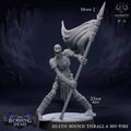 Death Bound Thrall: Sculpt 6 (Skeleton Bannerman, Regular or On Fire) - Regular Skeleton