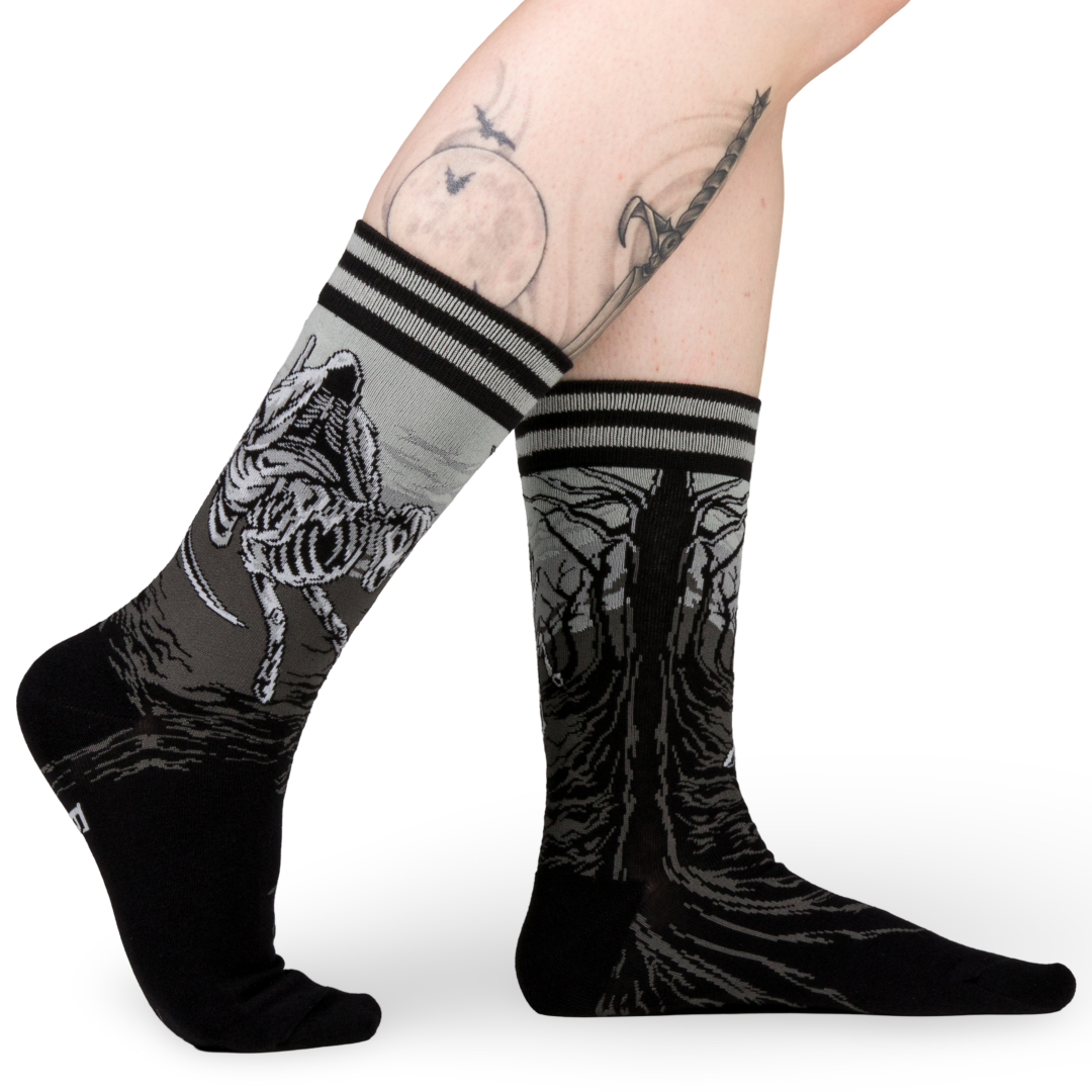 Death on a Pale Horse Crew Socks