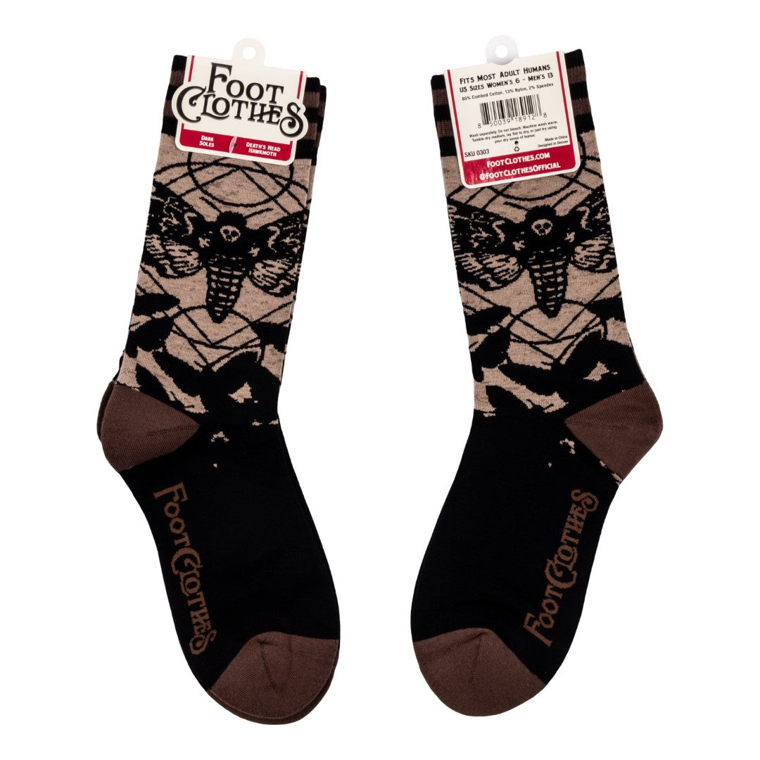 Death's Head Hawkmoth Crew Socks