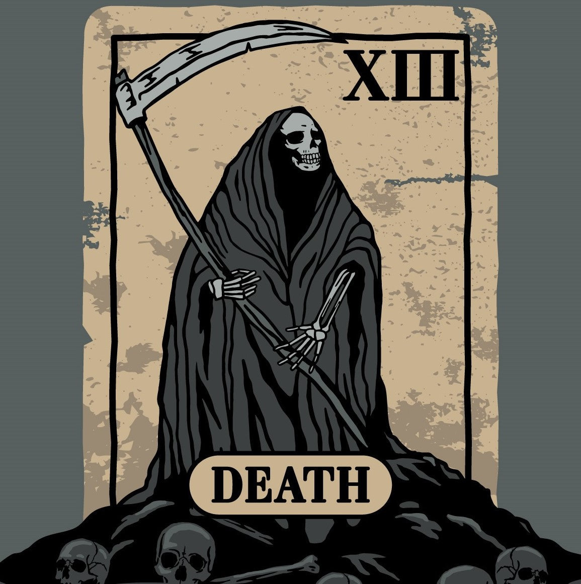 PREORDER Death Tarot Card Crew Socks