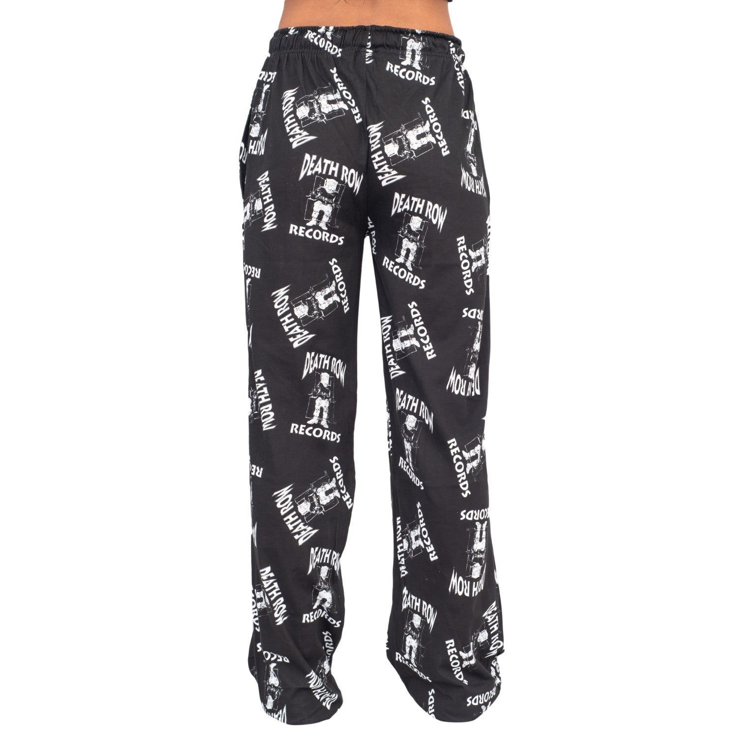 Deathrow Records Logo Toss Adult Sleep Lounge Pants